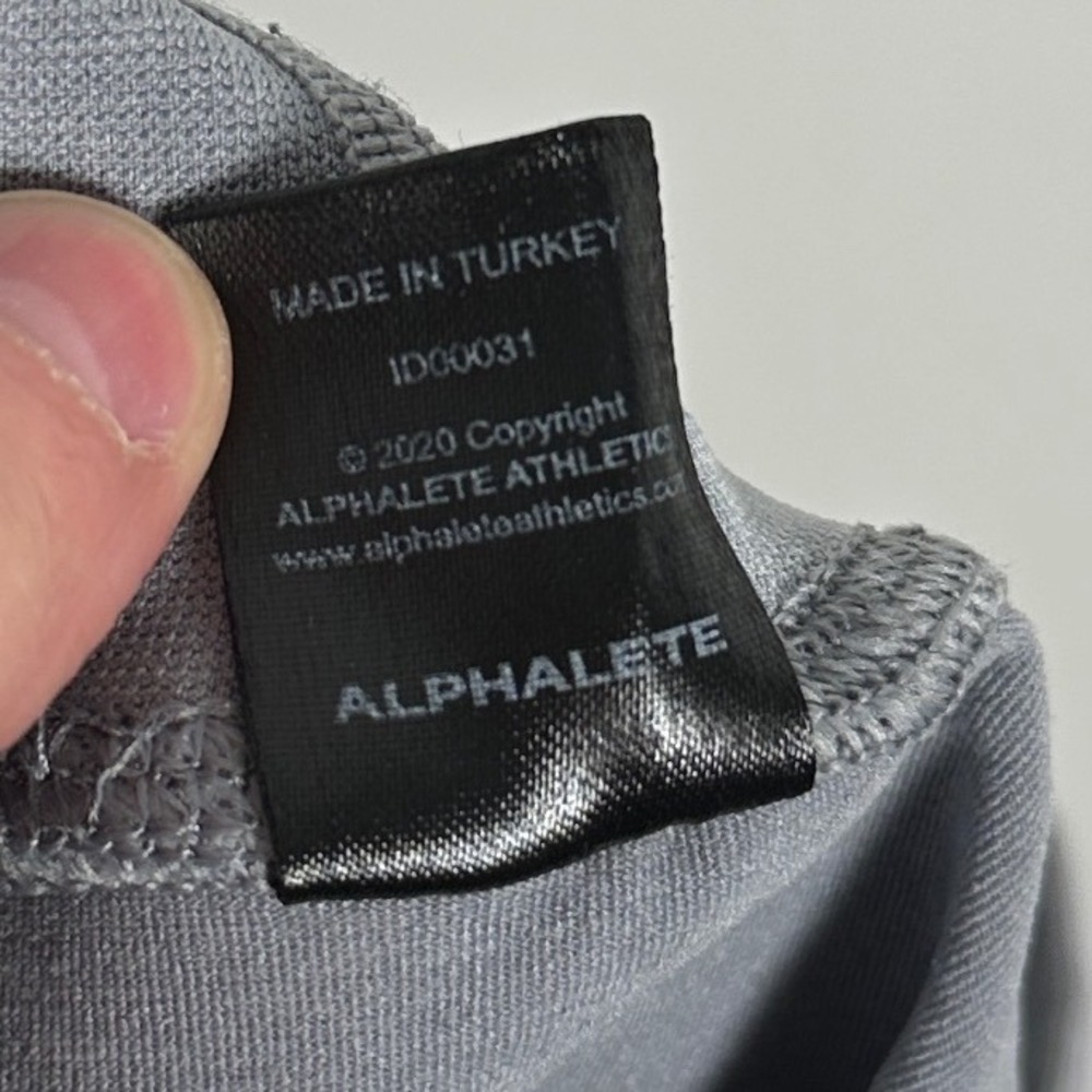 Alphalete Grey Compression Amplify Leggings Womens Size Medium Activewear Pants‎ - Picture 6 of 16